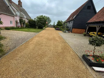 Tar & chip drive East Anglia
